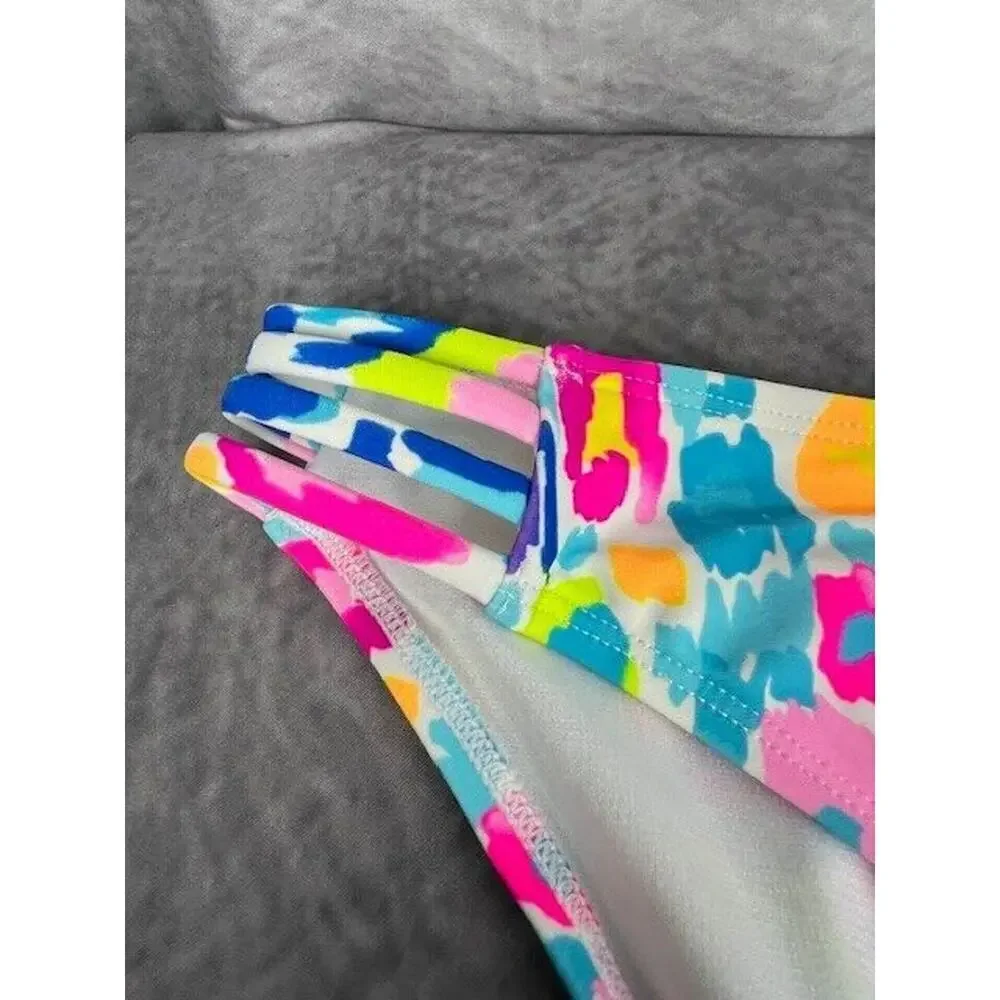 Salt + Cove Womens Strappy Printed Swim Bottom Separates Juniors BHFO 6892 L